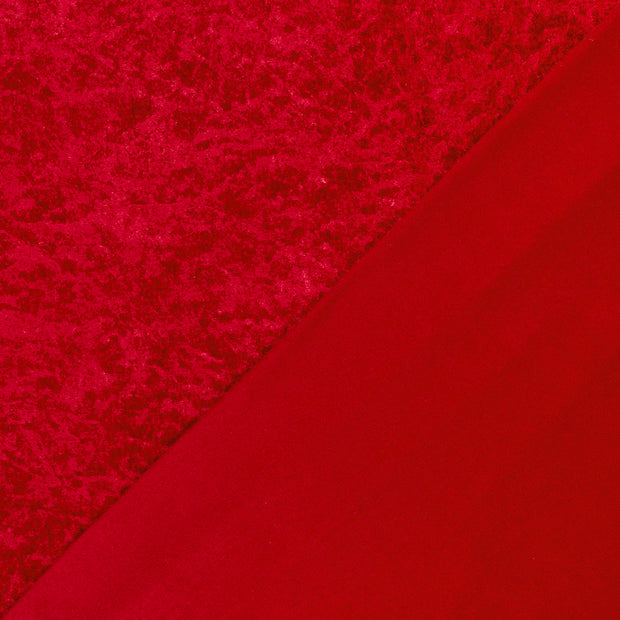 Velours de Panne rood