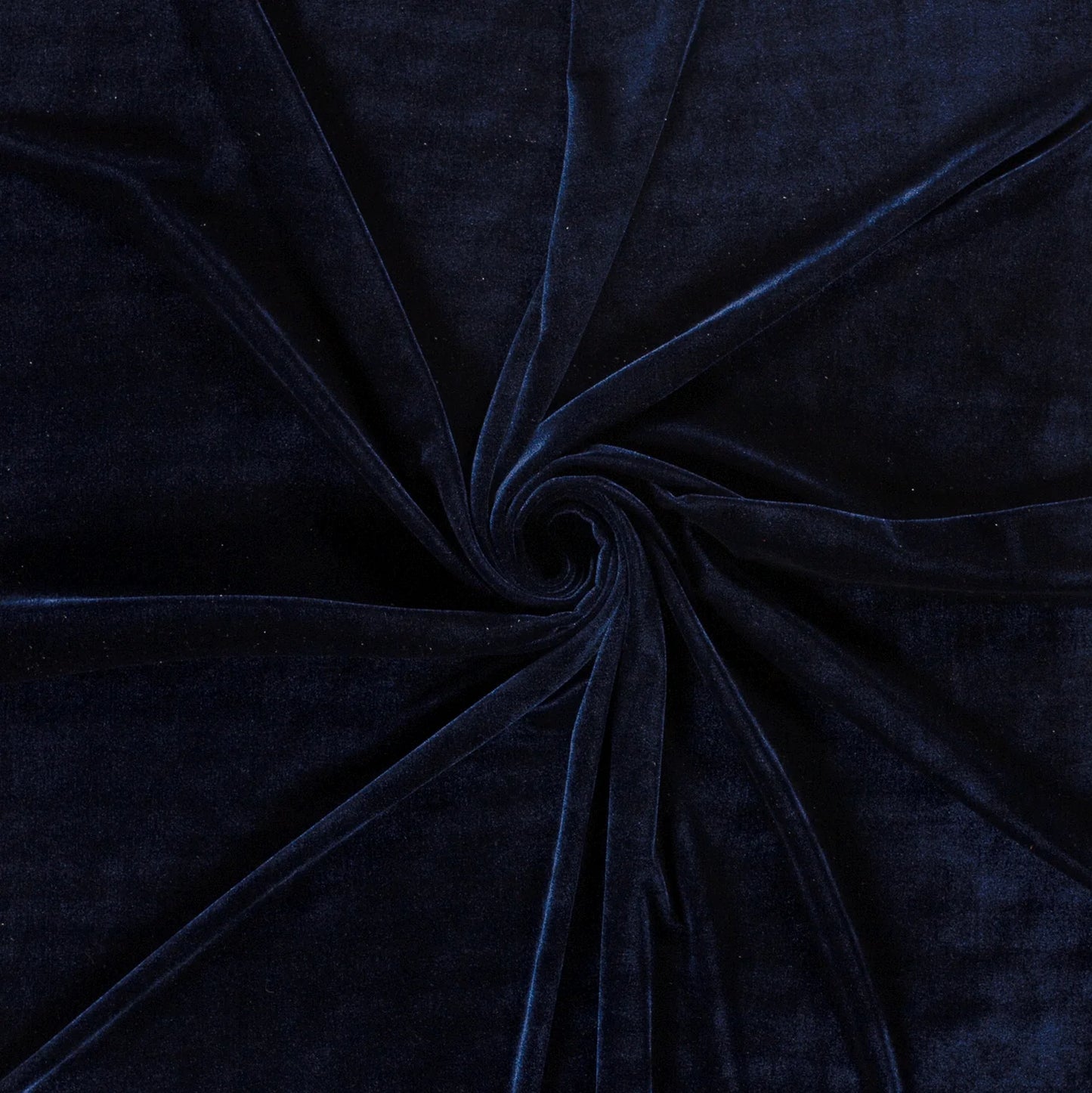 Fluweel stretch Marine