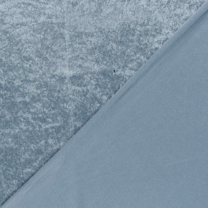 Velours de Panne ijsblauw