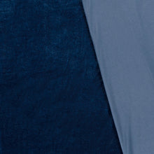 Fluweel stretch Indigo blauw