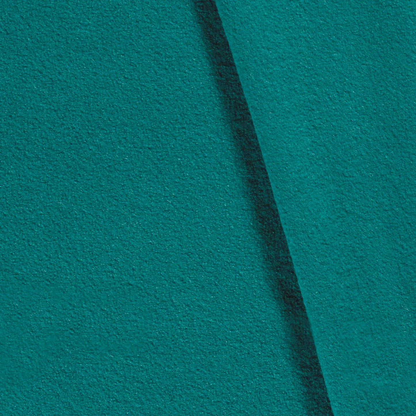 100% Wol gekookt Petrol