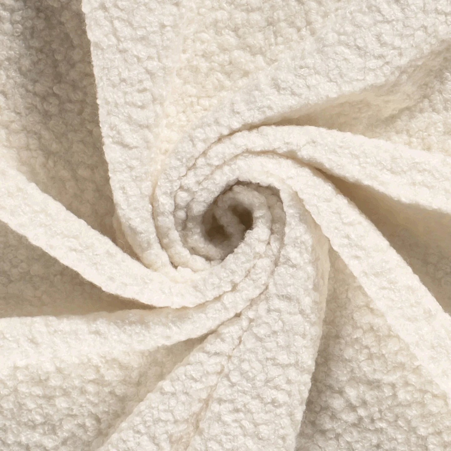 Bouclé stof Ecru