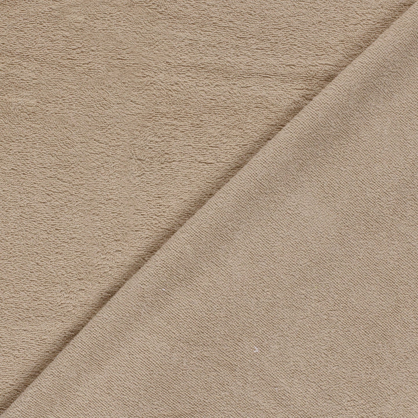 Badstof katoen Beige