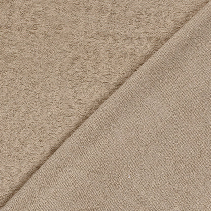 Badstof katoen Beige