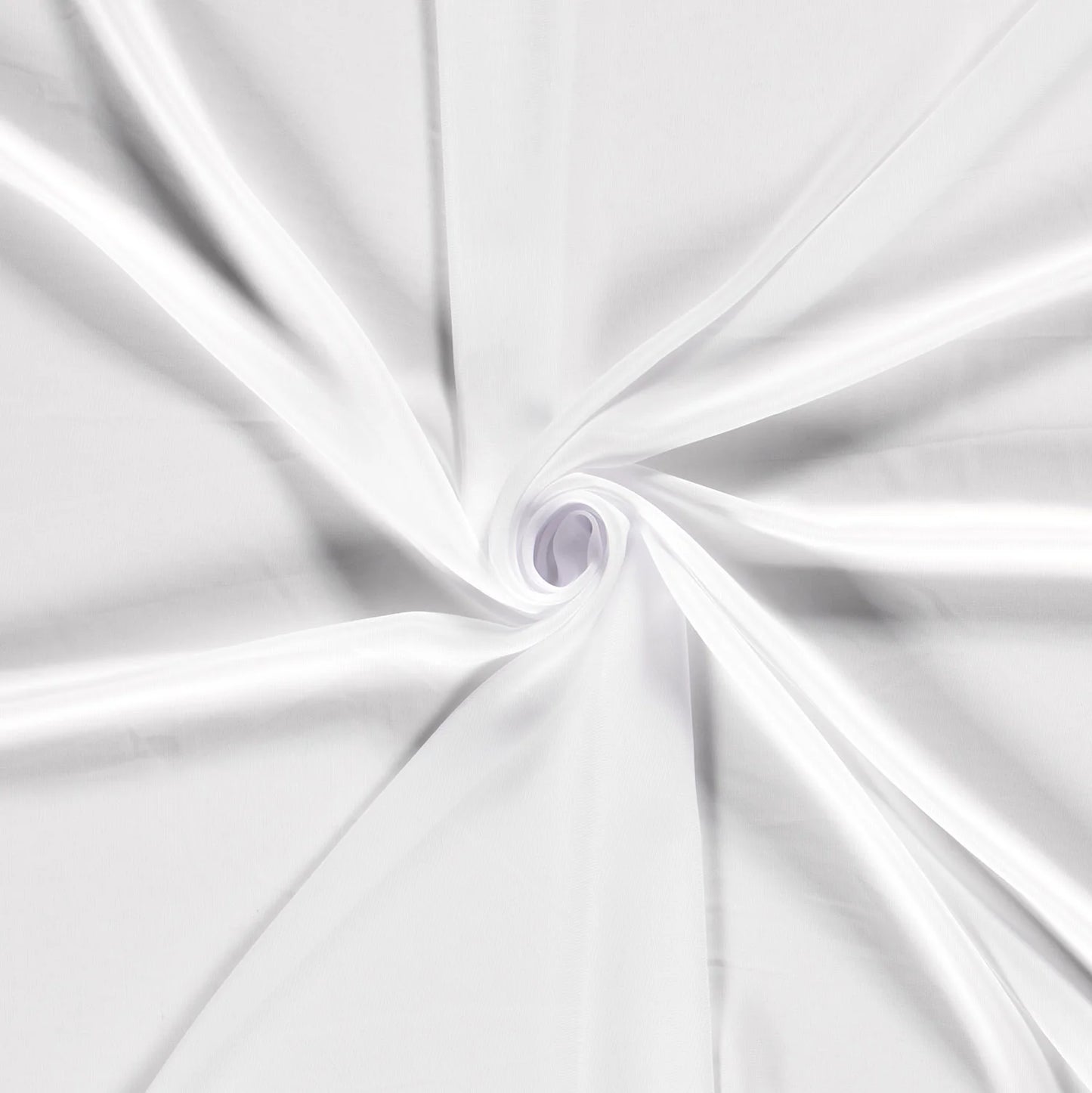 Chiffon stof Wit