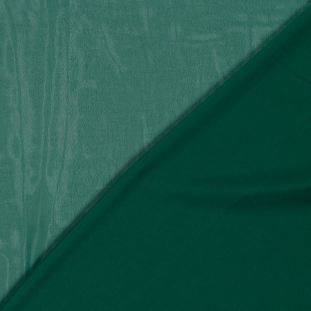 Chiffon stof Donkergroen
