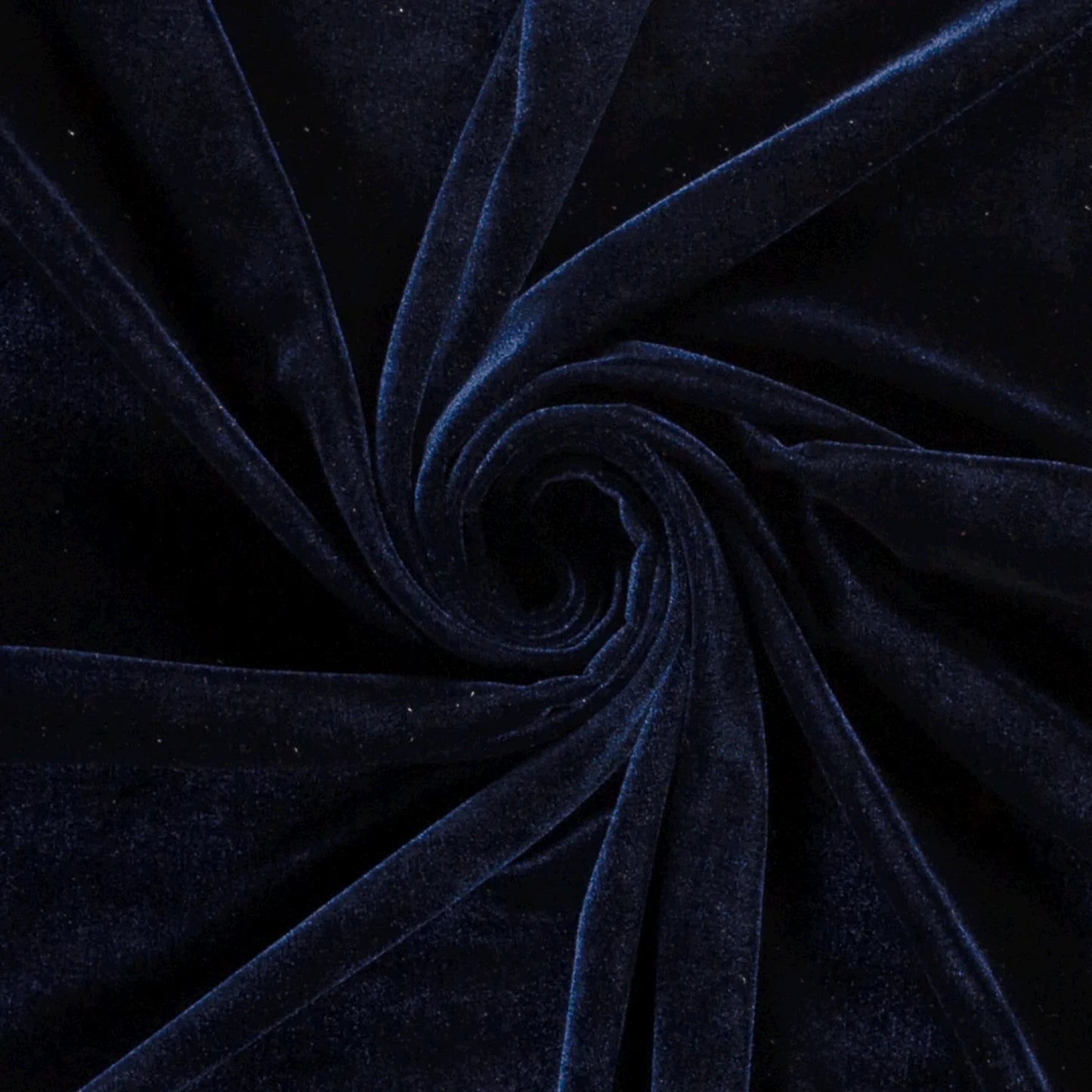 Fluweel stretch Marine