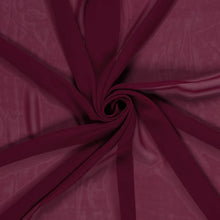 Chiffon stof Bordeaux