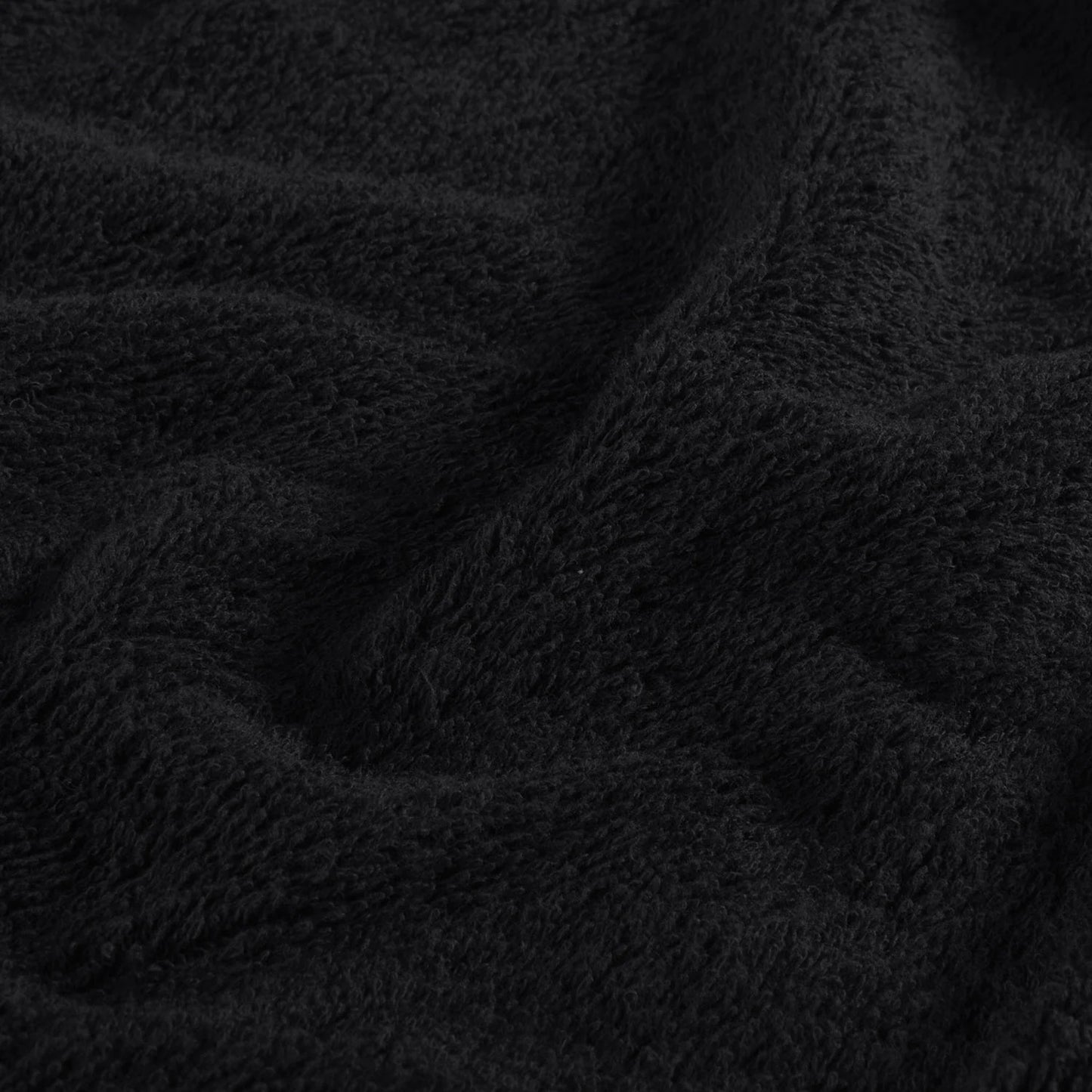 Badstof katoen Zwart