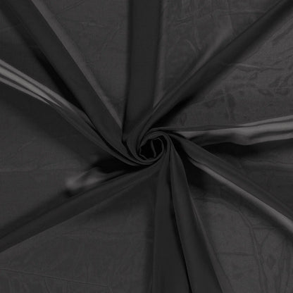 Chiffon stof Zwart