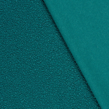 Bouclé stof Petrol