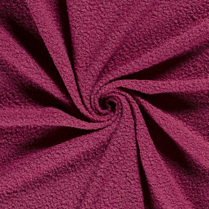 Bouclé-Stoff Fuchsia