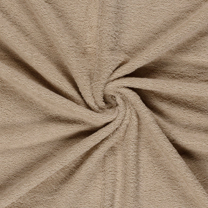 Badstof katoen Beige