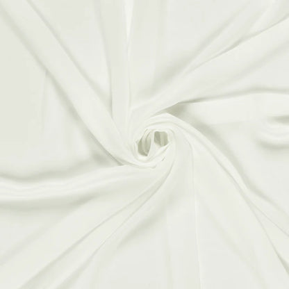 Chiffon stof Ivoor