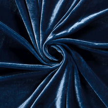 Fluweel stretch Indigo blauw