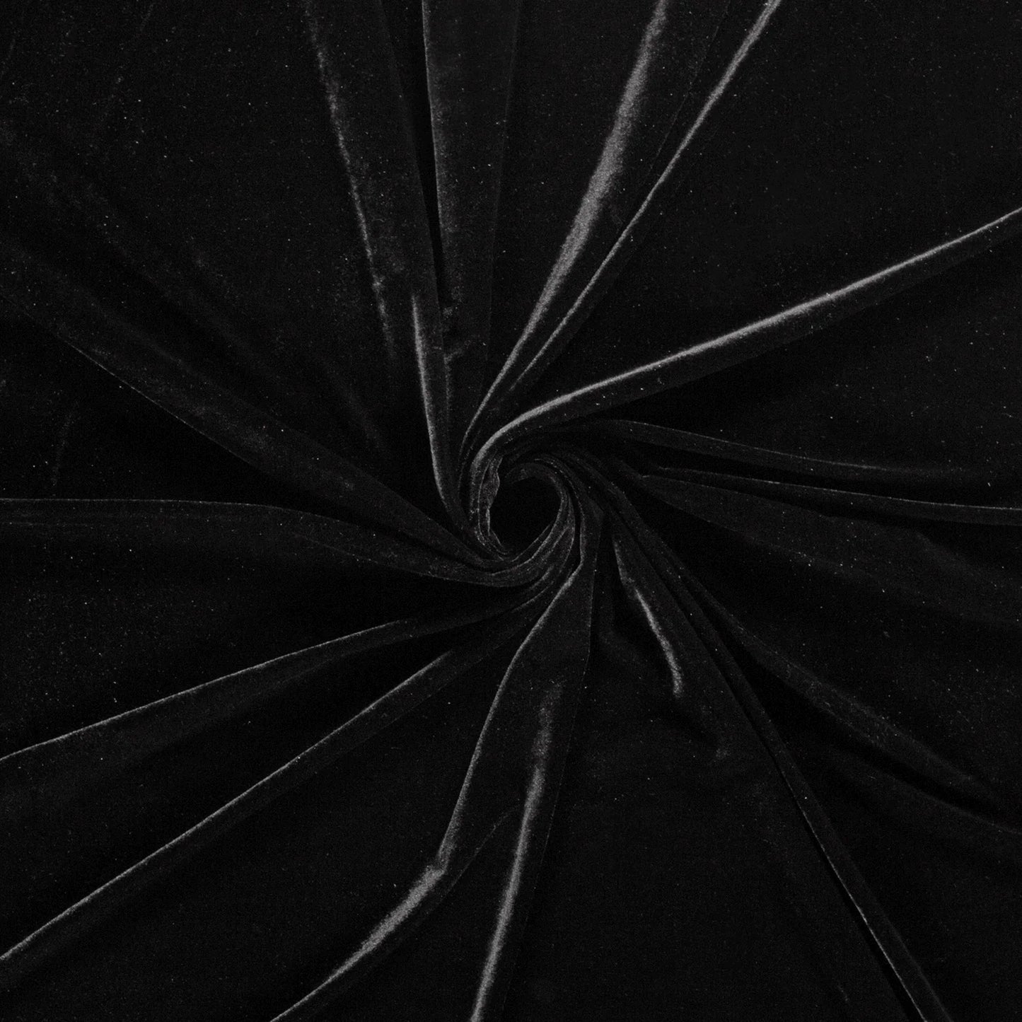 Fluweel stretch Zwart