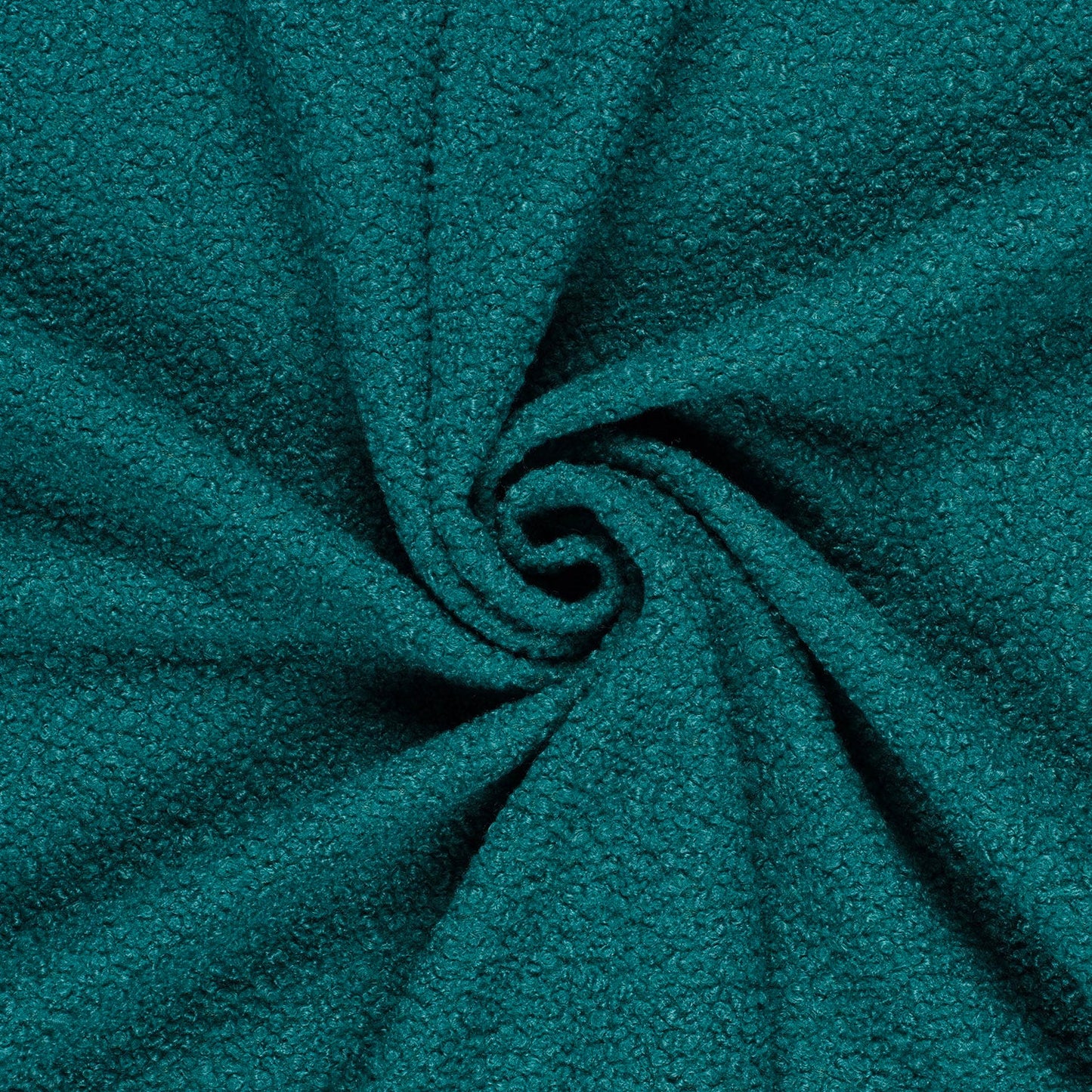 Bouclé stof Petrol