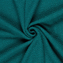Bouclé stof Petrol