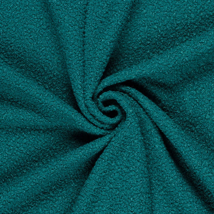 Bouclé stof Petrol