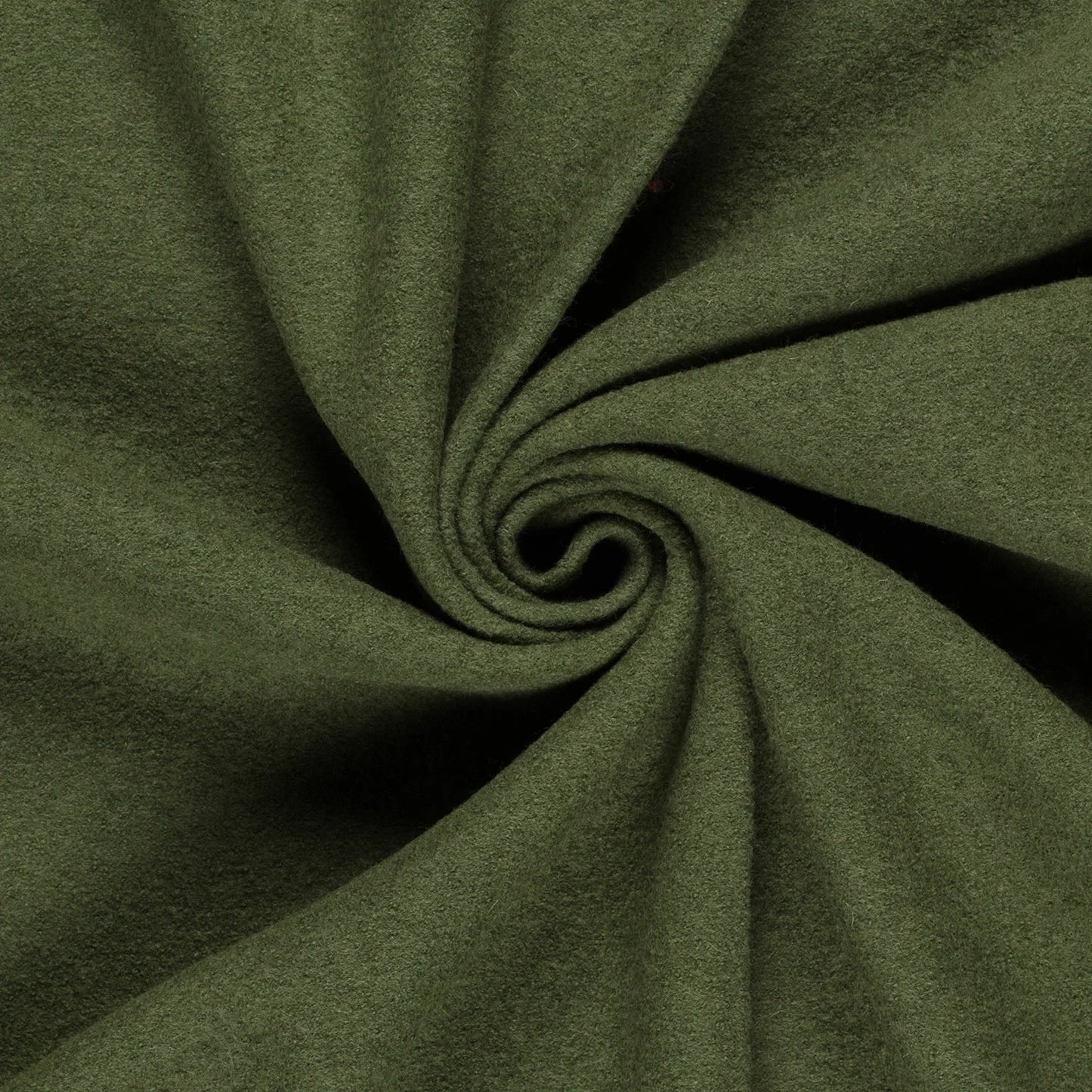 100% Wol gekookt Khaki