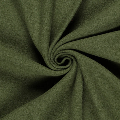 100% Wol gekookt Khaki