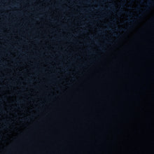 Velours de Panne marine