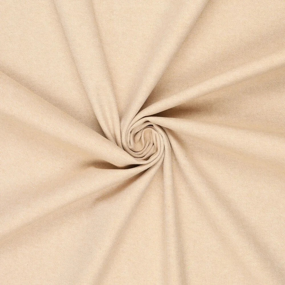 Denim stof 8oz Beige