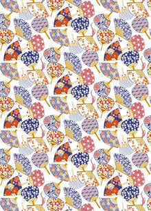 Gecoate katoen Origami wit