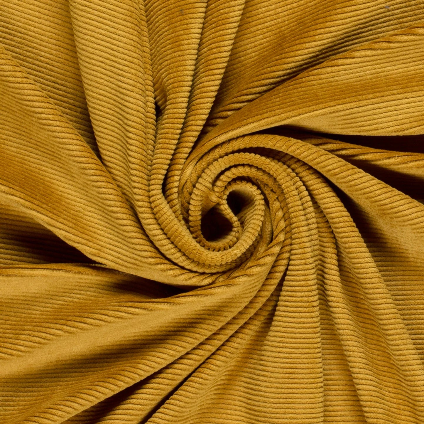 Nicky Velours rib Okergeel