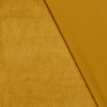 Nicky Velours rib Okergeel