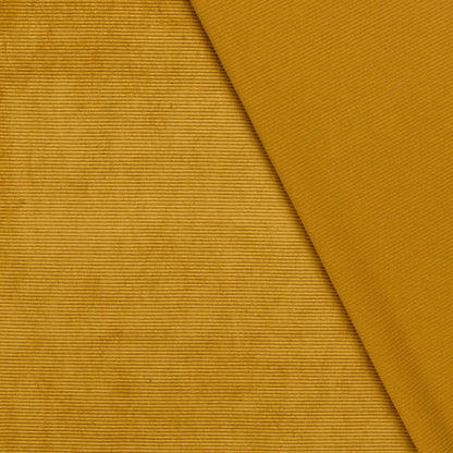 Nicky Velours rib Okergeel