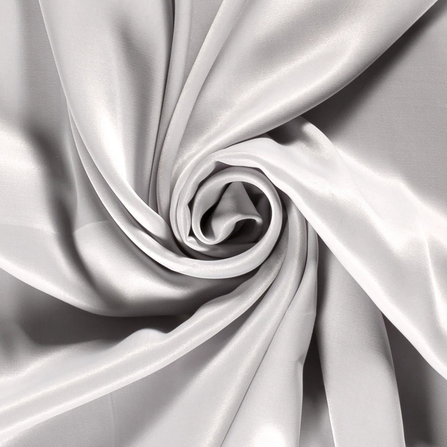 Viscose satijn Lichtgrijs