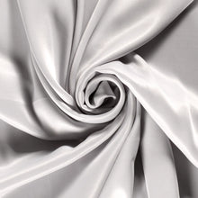 Viscose satijn Lichtgrijs