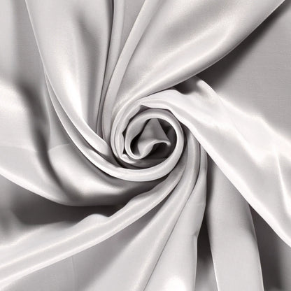 Viscose satijn Lichtgrijs
