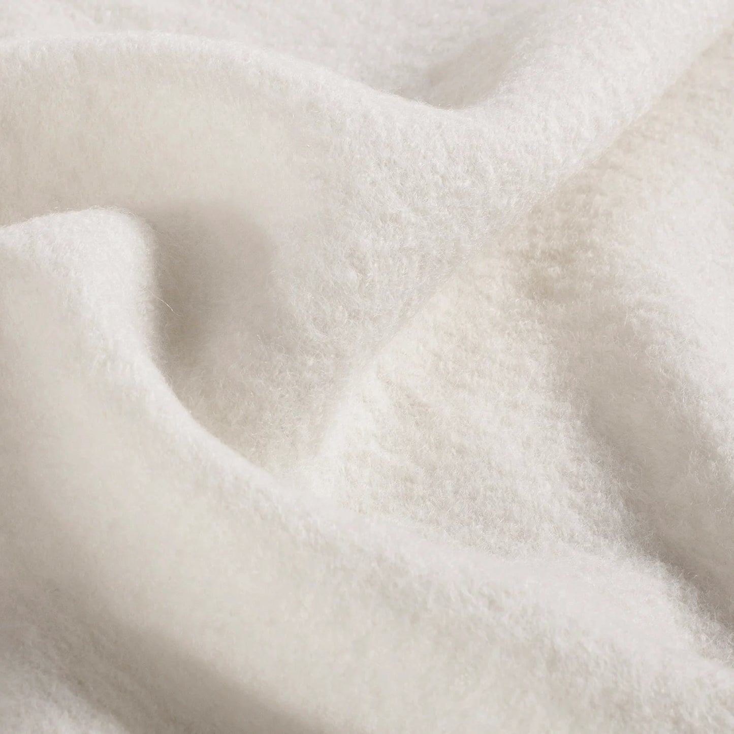 100% Wol gekookt Ecru