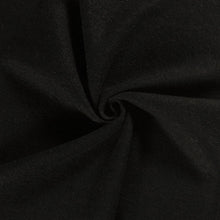 100% Wol gekookt Zwart