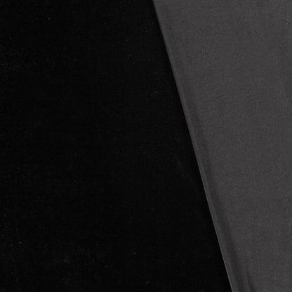 Fluweel stretch Zwart