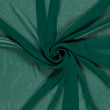 Chiffon stof Donkergroen