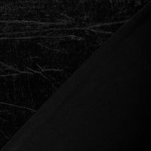 Velours de Panne zwart