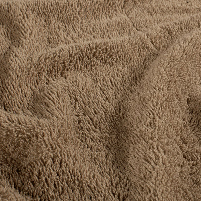 Badstof katoen Taupe