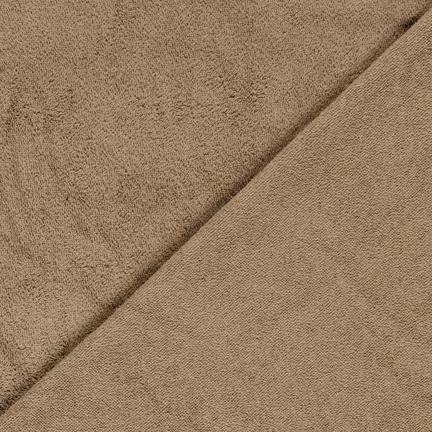 Badstof katoen Taupe