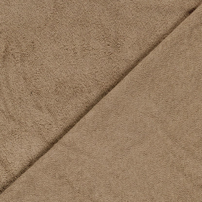 Badstof katoen Taupe