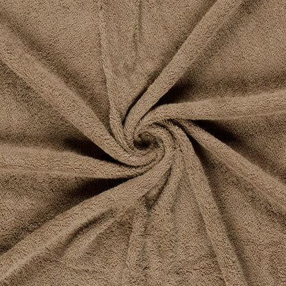 Badstof katoen Taupe