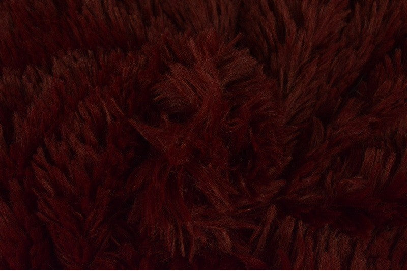 Langharig bont Bordeaux