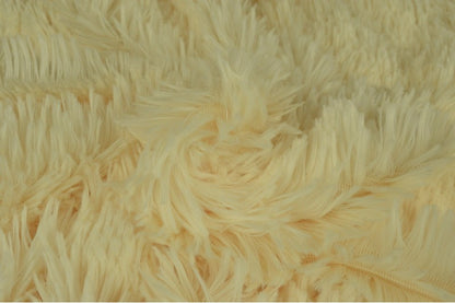 Langharig bont Champagne