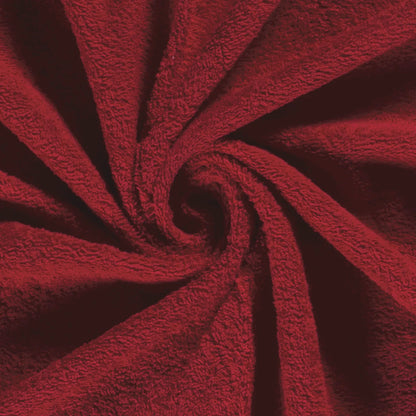 Badstof katoen Rood