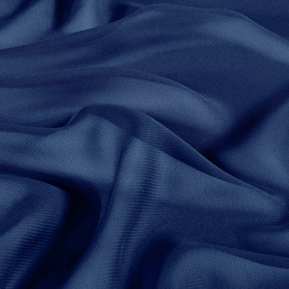 Chiffon stof Kobalt