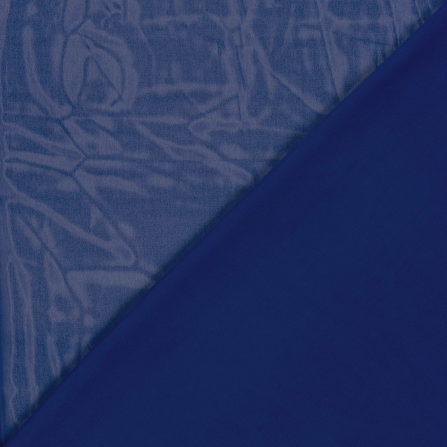 Chiffon stof Kobalt