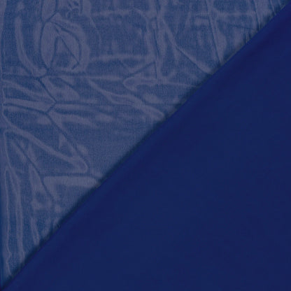 Chiffon stof Kobalt