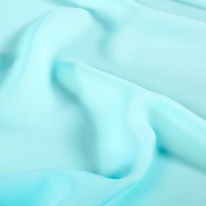 Chiffon fabric Turquoise